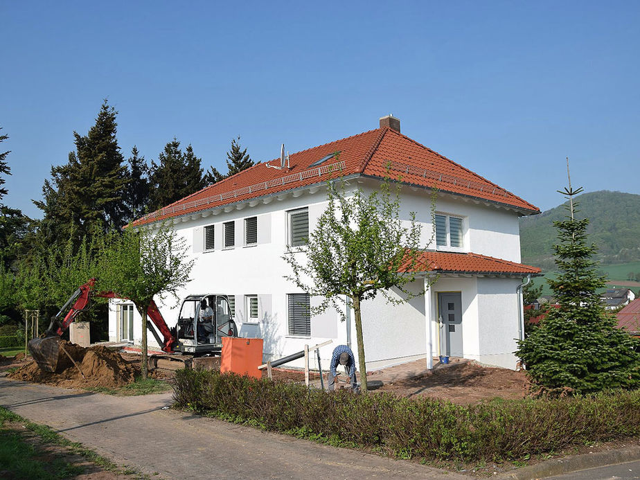 Renovierungsarbeiten am Pfarrhaus der Katholischen Kirchengemeinde Zierenberg